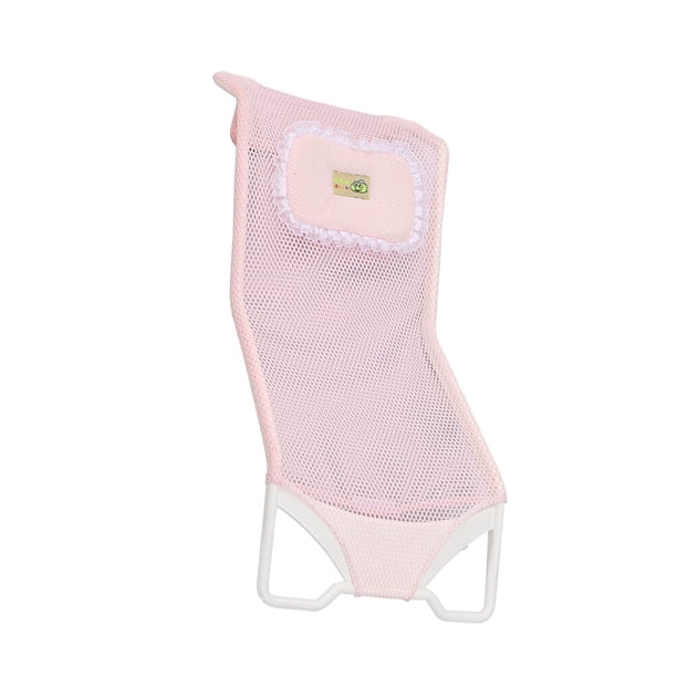 EeaseMX Almohadilla de baño antideslizante de seguridad para recién nacidos, soporte para bañera y ducha (rosa)
