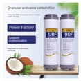 thumbnail image 2 of 10inch Coconut Shell Granules Activated Carbon,UDF Actived Carbon Block,Water Filter Purifier System, 2 of 5