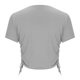 thumbnail image 5 of Tops de Trabajo de las Mujeres, Nueva Camiseta Casual de Cuello Redondo de Manga Corta con Cordón de Color Sólido para Diario Y Viajes, 5 of 7