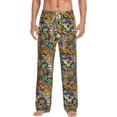 thumbnail image 2 of Lsque USA 1 Print Men's Pajama Pants, Lounge Pant - Comfortable Home Wear,Elastic Waistband, Stylish Design-Medium, 2 of 9