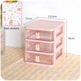 thumbnail image 1 of Rabbit Kawaii Desktop Organizer Drawer Pink/White Washi/Paper/Pencil/Sticker/Marker Cute Desk Storage Box Pen Holder Stationery He Qiyong unisex, 1 of 2