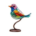 thumbnail image 2 of Weloille Colorful Bird Decorations Home Decoration Decorations Flower Bird Pendants Bird Group Decorations (1 Bird), 2 of 7