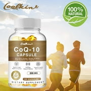 Coolkin CoQ-10 200mg - High Strength, Heart & Cardiovascular Health,Energy & Endurance(30/60/120pcs)