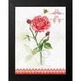 thumbnail image 2 of Della-Piana, Elissa 19x24 Black Modern Framed Museum Art Print Titled - Flower Study on Lace XIII, 2 of 5