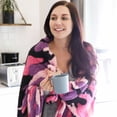 thumbnail image 2 of Sherpa Fleece Throw Blanket for Kids,Super Soft Light Weight Reversible Fuzzy Snuggle Blanket for Camping Couch Bed All, 2 of 8