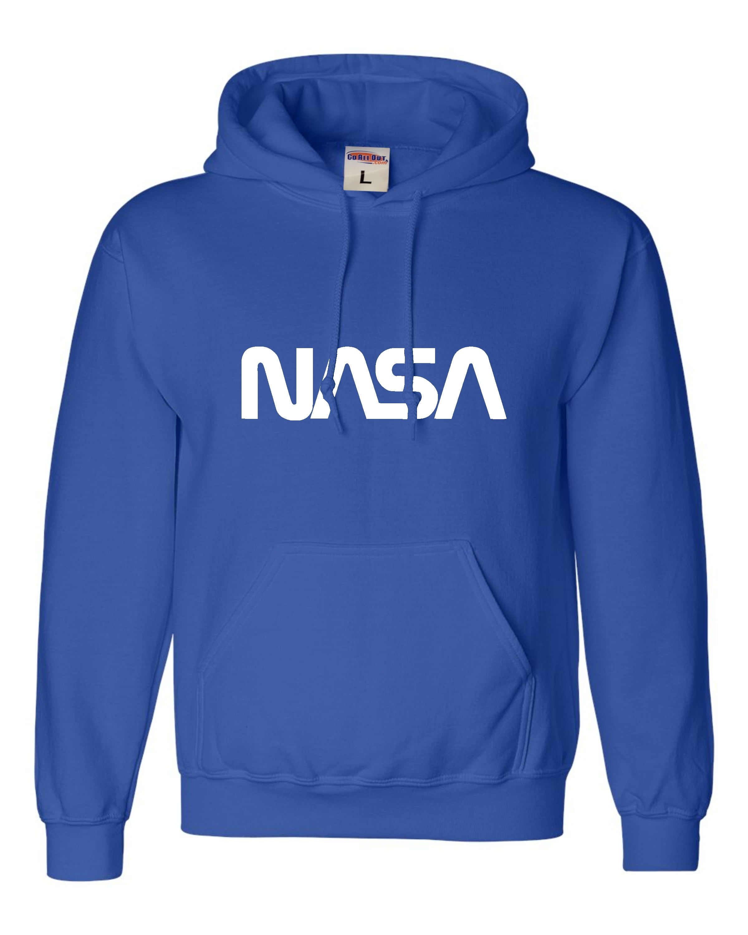 Adult Nasa Worm Logo Sweatshirt Hoodie - Walmart.com