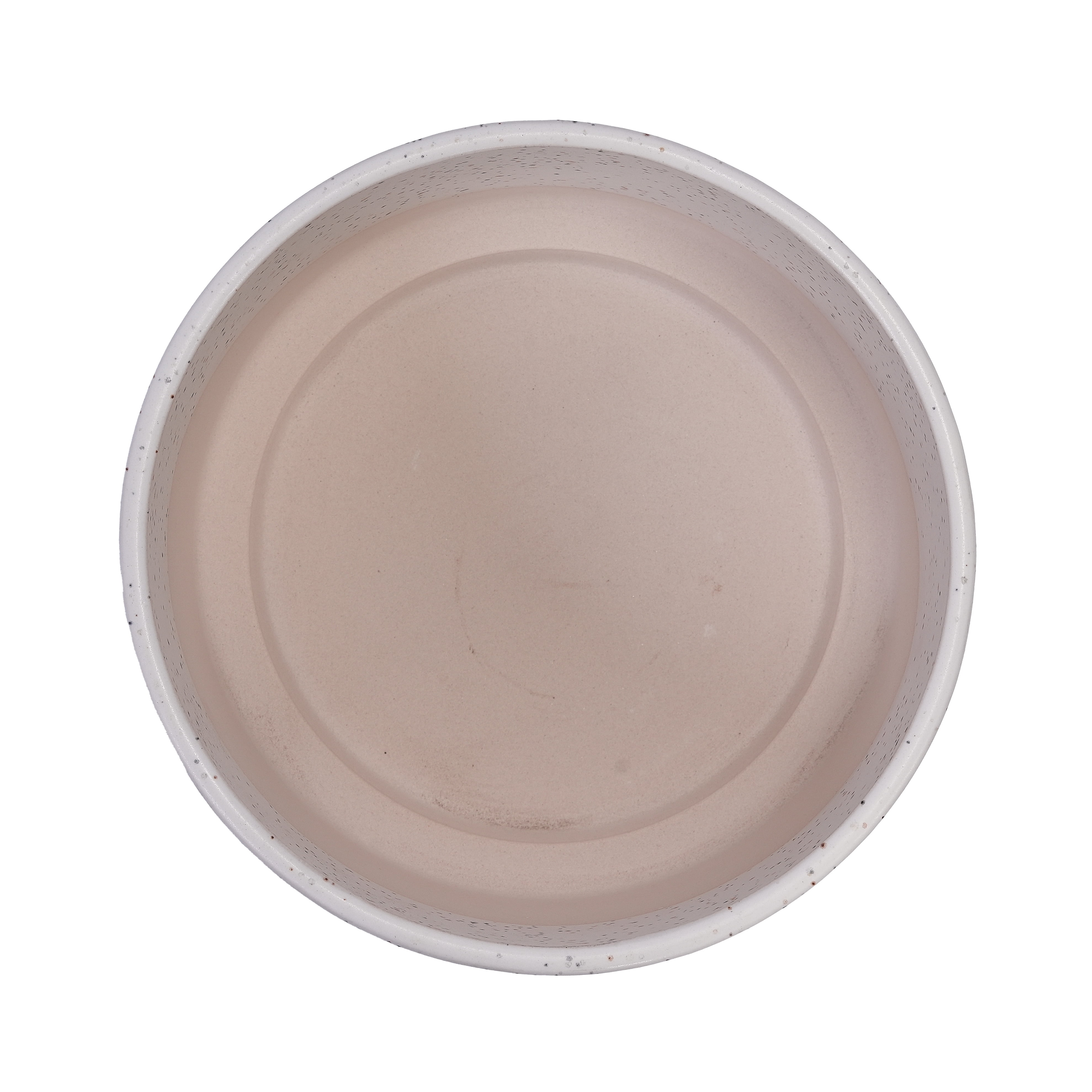 MAYEERTY 2 Pack Ceramic Planter Pot, Planter for Indoor Outdoor Patio, Garden, Milk White