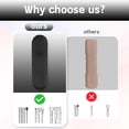 thumbnail image 3 of Travel Makeup Brush Holder, Portable Silicone Makeup Brush Holder Makeup Brush Case with Magnetic Closure, Make up Brush Bag for Women, Black, 3 of 8