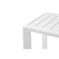 thumbnail image 6 of Afuera Living Modern Aluminum Patio Side Table in Powder Coated White, 6 of 8