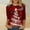 A, variant on Luxalzxs Womens Christmas Tops 3/4 Sleeve Plus Size Sparkly Christmas Tree Graphic T-Shirts Casual Crewneck Holiday Vacation Blouses