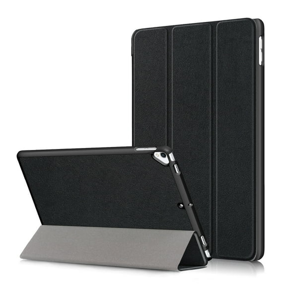 For iPad 10.2 (8th Gen, 2020) / iPad 10.2 (7th Gen, 2019) Case, SuperGuardZ Smart Folio Cover Armor w/ Sleep&Wake Function [Black]   2 Stylus Pens