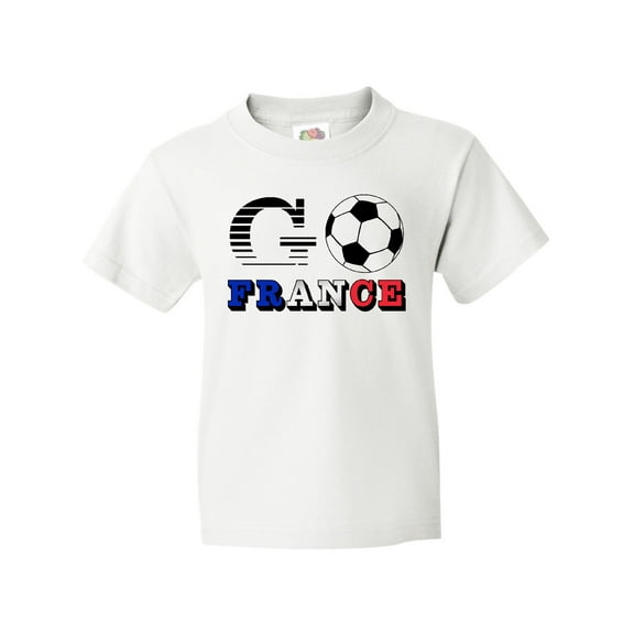 Inktastic Go, France- Soccer, Football Youth T-Shirt