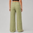 thumbnail image 4 of Women's Vintage Y2k Striped Denim Pants Wide Leg High Waist Stretchy Long Jean Palazzo Trousers with Pocket, 4 of 4