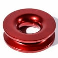 thumbnail image 4 of Aluminum RECOVERY RING SNATCH-RING 41000Lb for 3/8 1/2Inch Synthetic Winch Rope RED, 4 of 8