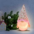 thumbnail image 4 of IPEWLEX Valentine's Day Rudolf Faceless Doll - LED Lighted Gnome with Heart, Soft Handcrafted Fabric for Home Decor & Gifts, 4 of 4