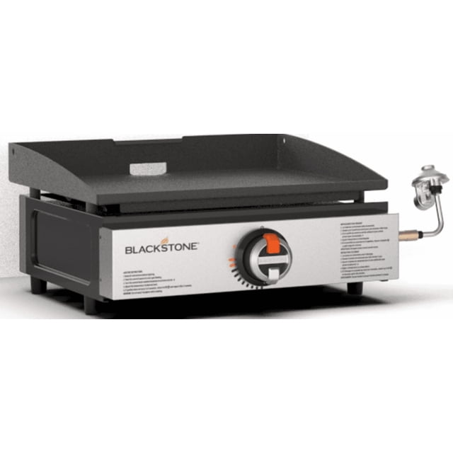 Blackstone Griddle 2142 Uses H Style Burner For Even Heating; 17 Inch Length; Rectangular; Stainless Steel