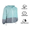 thumbnail image 4 of Femmes Automne Imperméable Léger Imperméable Imperméable Coupe-Vent à Capuche, 4 of 5