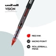 thumbnail image 3 of Bolígrafo uniball Vision Micro, tinta roja, 0,5 mm, 12 unidades, 3 of 7