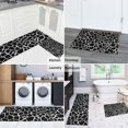 thumbnail image 5 of Black and White Giraffe Pattern Kitchen Rugs Sets Of 2,Anti Fatigue Kitchen Mat Rugs Non Slip Washable,Decorative Kitchen Floor Mats for Kitchen,Sink,Laundry,17"x30"+17"x47", 5 of 7