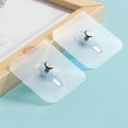 thumbnail image 2 of Adhesive Hooks Wall Hangers Without Nails No Drill Picture Hangers Bathroom Decor No Drill for Hanging Pictures Wall Hanger Frame Hanger for Home, Office, Bathroom, Kitchen (2.36" × 2.36", 8pcs), 2 of 6