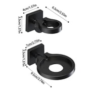 3-in-1 Charging Stand for Watch Phone Earbuds, Wall Mount ABS Organizer, Space Saving