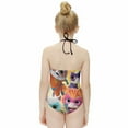 thumbnail image 4 of Super Kitties Girl's One-Piece Swimsuit Bathing Suit Soft Stretchy Children's Swimwear Swim Attire for Vacation 8-10Y(130cm), 4 of 8
