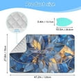 thumbnail image 2 of Stained Glass Ironing Board Covers Heat Resistant Ironing Pad Mat Portable for Travel Washer Dryer Table, 2 of 6