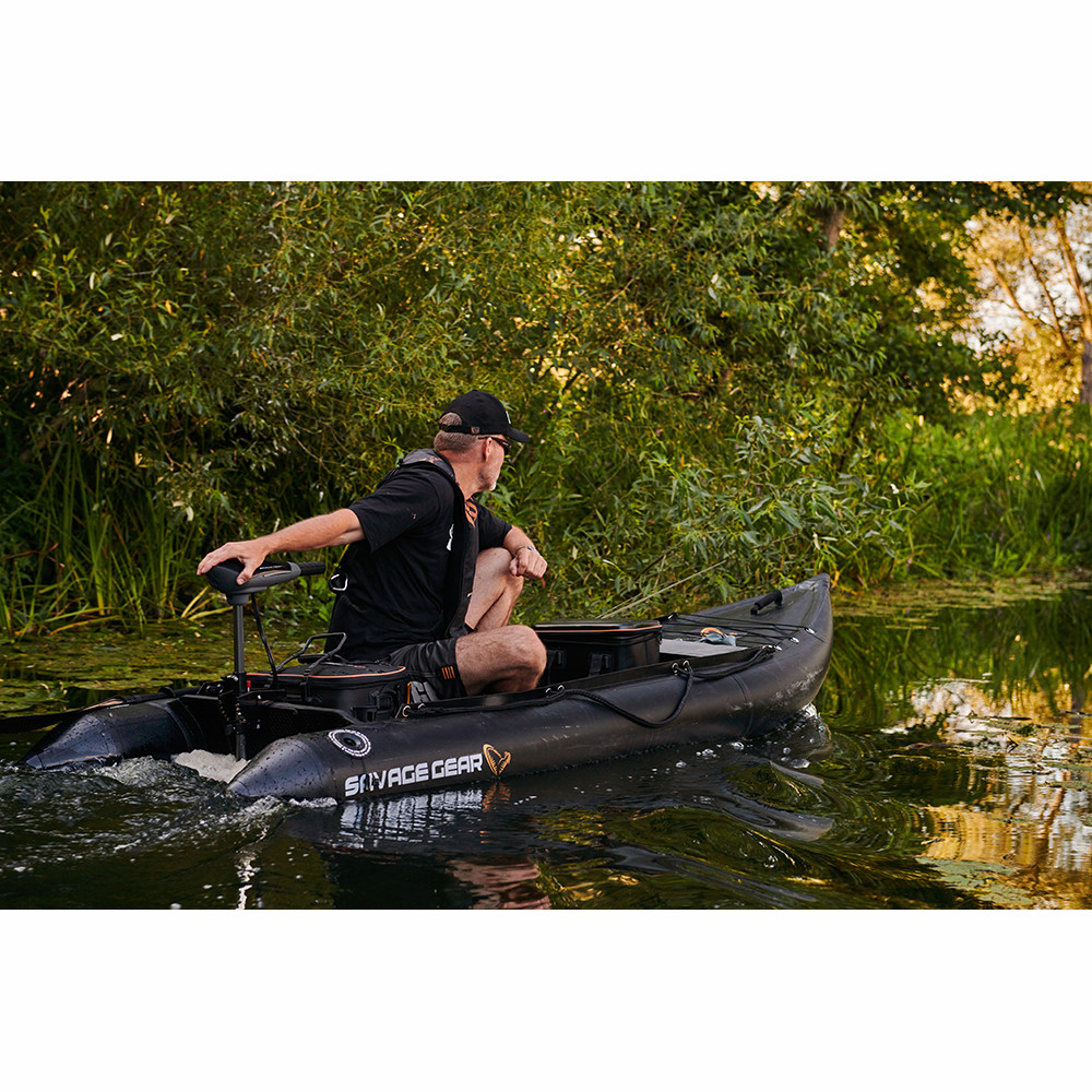 130'' Sit-on-Top Fishing Kayak with Aluminum Oar, 2-Person Inflatable Kayak with Pump, Aluminum Alloy Seat, Portable Recreational Touring Kayak with Inflatable Mat, Repair Kit, Black - image 3 of 9