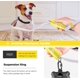 thumbnail image 1 of Plomo para perros Correa para perros Diseño innovador con cierre rápido Plomo fuerte Manija para caminar de entrenamiento reflectante para cachorros Perros pequeños,Amarillo, 1 of 2