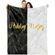 thumbnail image 1 of LHSHID Wedding Gifts for Couples Wife Anniversary Blanket Flannel Soft and Comfortable Anti static Bed Sofa Blanket 50x60in, 1 of 6