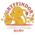 thumbnail image 2 of Women's Harry Potter Cute Gryffindor Lion  Graphic Tee White Medium, 2 of 4
