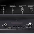 thumbnail image 4 of Bocina Bafle Amplificado 8 Hero Tws Bluetooth 2500w Incluye Micrófono Modelo Negro, 4 of 4