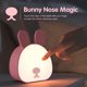 thumbnail image 4 of Luz de noche para bebé, luz de noche para dormitorio, luz de noche con brillo ajustable en 3 colores, luz de noche portátil para niños, control táctil, recargable por USB, para dormitorio, sala de est, 4 of 5