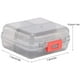 thumbnail image 2 of AM/PM Weekly Pill Organizer 7 Grid Weekly Portable Medicated Tablet Pill Box Organizador de medicamentos para píldoras, vitaminas (gris) TUNC Sencillez, 2 of 5