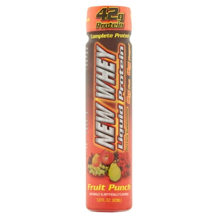 New Whey Protein Drink, 42 Grams of Protein, Fruit Punch, 3.8 Oz, 12 Ct