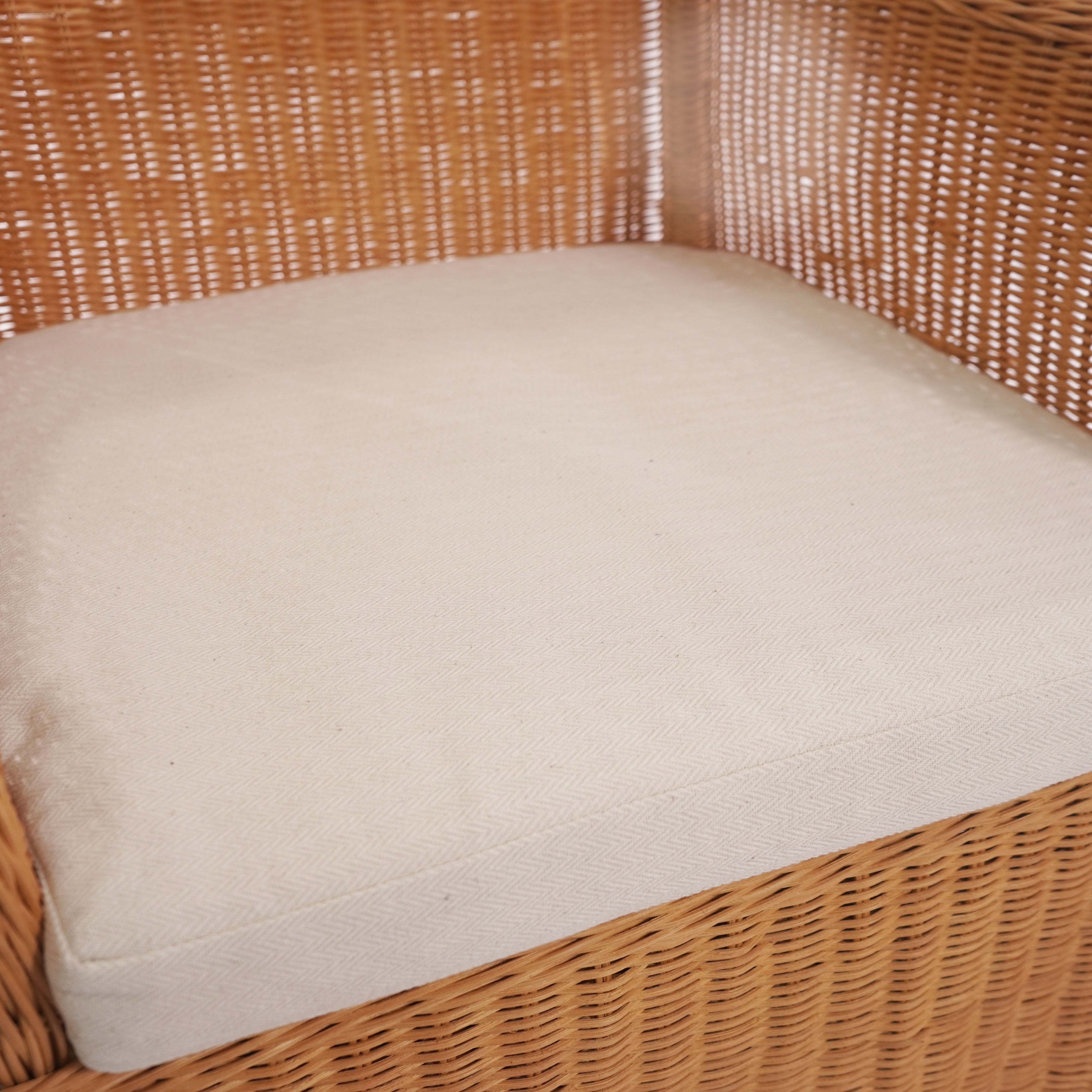 Safavieh Couture Hylda Rattan Dining Chair, Natural/White