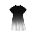 thumbnail image 4 of Little Girls Pique Polo Short Sleeve Pleated Skirt Dress Back to School Uniform Summer Casual Flowy Dresses, 4 of 5