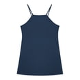thumbnail image 5 of WQNVRNR Girls Strappy Jumpsuit- Tennis Dress Backless Sleeveless V-Neck Casual Athletic Romper Navy Size 10, 5 of 9