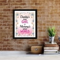 thumbnail image 4 of Designs ByLITA Daddy's Little Girl & Mommy's Whole World, 8 x 10 Wall Print Inspirational (Unframed) | Family Home Decor, 4 of 7