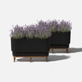 thumbnail image 4 of Veradek Demi Series Raised 30" Long Plastic-Stone Planter, 4 of 8