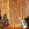 thumbnail image 5 of New Year 2025 Bedroom Window Fairy Curtain LED Light String Remote Natal Noel Xmas Party Gift Christmas Decoration for Home 2024, 5 of 5