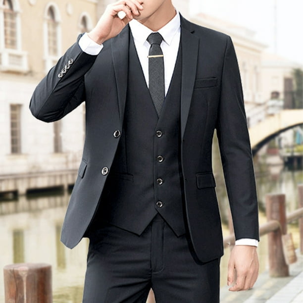 2 Cravate à Pince Mate Mariage Cravate D'Affaires Formelle