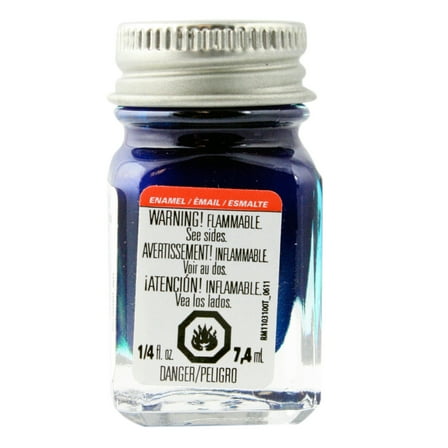 Testors Enamel Paint, .25 oz., Blue Metal Flake