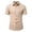Khaki, variant on Men's Casual Dark Check Shirt with Short Sleeves and Loose Fit for Everyday Streetwear versatile Summer Wardrobe for Men