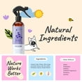 thumbnail image 4 of kin+kind Dog Deodorizing Spray - Safe, Natural, & Easy to Use Pet Odor Eliminator, Premium Cat/Dog Detangler Spray Formula Made w/ Aloe, Dog Deodorizer for Smelly Dogs/Cats Made in the USA (12 fl oz), 4 of 6