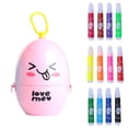 thumbnail image 2 of Abbraccia 12 Pieces Easter Crafts Drawing Pens Art Supplies Coloring Pens Multipurpose Smooth Easter Decor Bright Color Watercolor Pens, 2 of 9