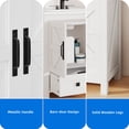 thumbnail image 5 of Dextrus 30" Bathroom vanity with Sink Top, Farmhouse Bathroom Storage Cabinet with Drawers, White, 5 of 9