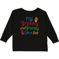 thumbnail image 3 of Inktastic My Grammy and Grampy Love Me Boys or Girls Long Sleeve Toddler T-Shirt, 3 of 5