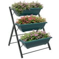 thumbnail image 1 of Outsunny Jardinière Surélevée d'Extérieur à 3 Niveaux avec 3 Bacs à Plantes pour Fleurs, 1 of 10