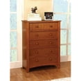 thumbnail image 1 of Furniture Of America  Omnus Oak Contemporary 5-Drawer Chest, 1 of 1